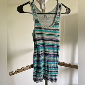 Striped Racerback Tank Top